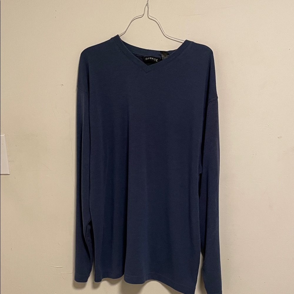 George Slate Blue Knit Top